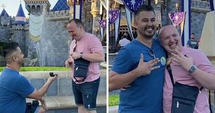 Double The Surprise As Both Partners Pop The Question At The Happiest Place On Earth
