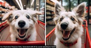 Mother Finally Takes Her 4-Month-Old Puppy Shopping At Target And The Reaction Is Hilarious
