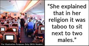 Guy Sparks Drama On Flight After Refusing To Switch Seats To Accommodate Woman’s ‘Religious Beliefs’