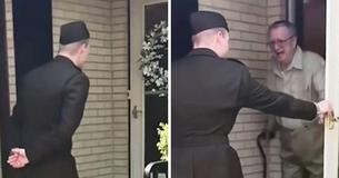 Soldier Drove For Hours Just To Get His First Salute From Grandfather
