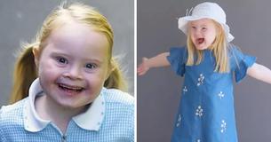 Das ist die kleine Grace: Die 7-Jährige hat Down-Syndrom und verfolgt eine erfolgreiche Karriere als Model