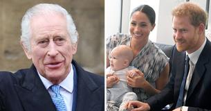 King Charles Might Extend 'Olive Branch' & Invite Harry & Meghan Back To The UK To Reunite With His Grandchildren, Says Royal Expert