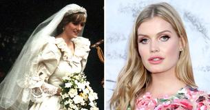 Princess Diana’s Niece Kitty Spencer Channeled Her Late Aunt In A Wedding Gown Of Her ‘Wildest Dreams’