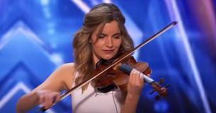 Simon Cowell Is Seconds Away From Giving Violinist The Boot But Changes His Mind When She Starts Singing