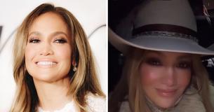 Jennifer Lopez Flaunts Toned Physique In Sultry Bikini & Cowboy Hat While On Ski Vacation