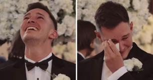 Groom Breaks Down In Tears After Hearing Message From Bride’s Daughter On Loudspeaker Before Wedding