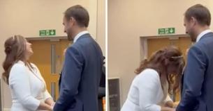 Bride’s Reaction To Groom Saying Ex-Girlfriend’s Name During Vows Is Unbelievable