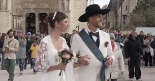 Notre-Dame Hosts Its First Wedding in 30 Years For a Carpenter Who Helped Rebuild It After the Fire