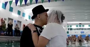 Elderly Duo Ties The Knot In Pool Where Their Love First Bloomed During Water Aerobics