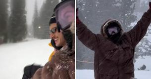 Stranger Scoops Up Woman on the Slopes After She Loses Her Snowboard, Sparking A Viral Romance Story