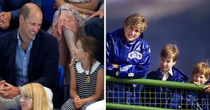 Prinz William sagt, dass er mit George oder Charlotte über ihre Oma Diana quatscht, wenn er sie ins Bett bringt.