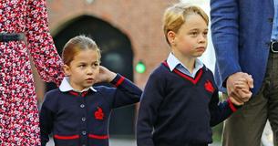 Como membros da realeza, o príncipe George e a princesa Charlotte usam nomes diferentes quando vão à escola