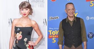Taylor Swift Brought Her Childhood "Toy Story" VHS to the Premiere and Asked Tom Hanks For An Autograph