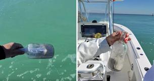A Florida Boat Captain Pulled a Bottle Out of the Ocean and Nobody on That Boat Was Ready for What Was Inside