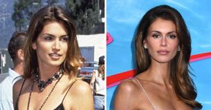 Kaia Gerber Channels Mom Cindy Crawford With Dazzling Sheer Gown