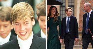 Prince George Follows In Prince William’s Footsteps To Eton — See Their First Days 31 Years Apart