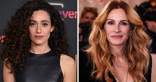 Julia Roberts Knits Personalized Blankets for Emmy Rossum’s Kids & Calls Herself Auntie Juju