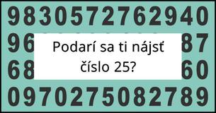 Iba ľudia s IQ 150 až 185 nájdu na tomto obrázku číslo 25 za menej než 10 sekúnd 