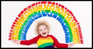Dress A Toddler In Every Color Of The Rainbow, And We'll Tell You Your Parenting Personality 