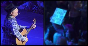 Garth Brooks Sees Woman Holding Sign, After Reading It He Walks Straight Off The Stage