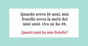 Domanda del giorno per testare il tuo cervello