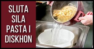 Detta är anledningen till att du bör sluta sila pastan i diskhon