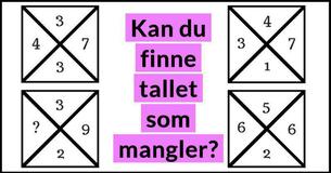 Vrien matematisk hjernetrim #7: Kan du løse oppgaven?
