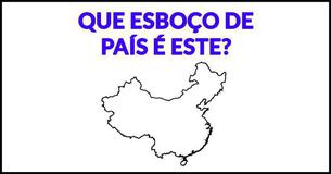 Você pode acertar o país olhando apenas seu contorno no mapa?