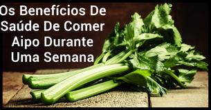 Transforme Seu Corpo Comendo Aipo Por Uma Semana