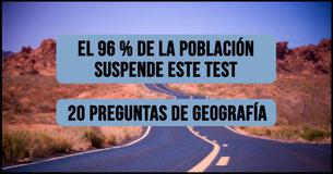 Solo el 4% de las personas puede pasar este test de geografía.