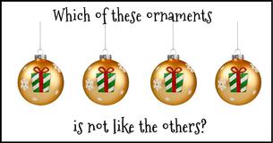 Can You Find The Odd Christmas Ornament? 3/15