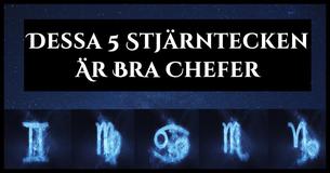 Dessa 5 Stjärntecken Är Bra Chefer