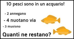 Riesci a risolvere questo enigma matematico sui pesci in meno di 60 secondi?