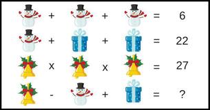 Santa's Math Challenge Series. Can You Figure This Out In Under 10 Seconds? 8/10