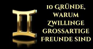 10 Gründe, warum Zwillinge grossartige Freunde sind