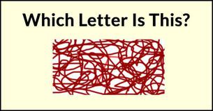 Only If Your IQ Is Higher Than 85 You'll Easily Recognize These Erased Letters. Try It 