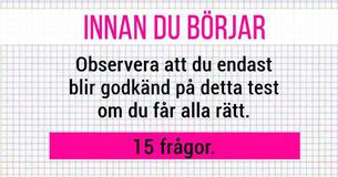 Att få alla rätt i detta test innebär att man är smartare än genomsnittet