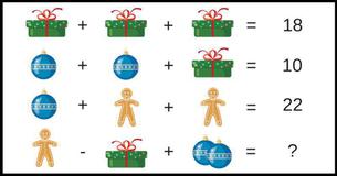 Santa's Math Challenge Series. Can You Figure This Out In Under 10 Seconds? 3/10