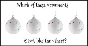 Can You Find The Odd Christmas Ornament? 8/15