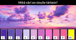 Maailman kaunein testi selvittää oman energiasi värin
