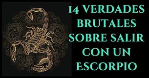 14 cosas que debes saber antes de salir con una persona de Escorpio