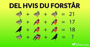 Kun folk som tenker litt annerledes klarer å løse denne matteoppgaven