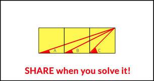 Can You Use Elementary Geometry To Solve This Brainteaser?