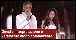 Questa performance di "Time To Say Goodbye" di Andrea Bocelli e Sarah Brightman ti farà venire la pelle d'oca.