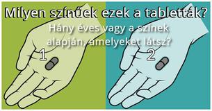 Hány éves vagy a színek alapján, amelyeket látsz?