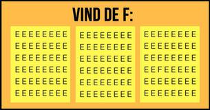 Ben jij een genie? Serie hersenbrekers. #1: Vind de F in minder dan 10 seconden 