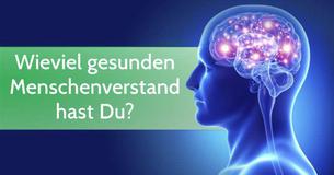 Wieviel gesunden Menschenverstand hast Du?