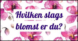 Hvilken slags blomst er du?
