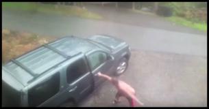 He Quickly Opened His Car Door. What Was Inside Sent Him Running Scared