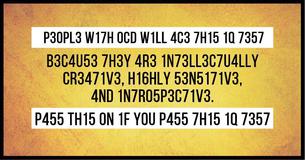 Only People With OCD Will Ace This Encrypted IQ Drill